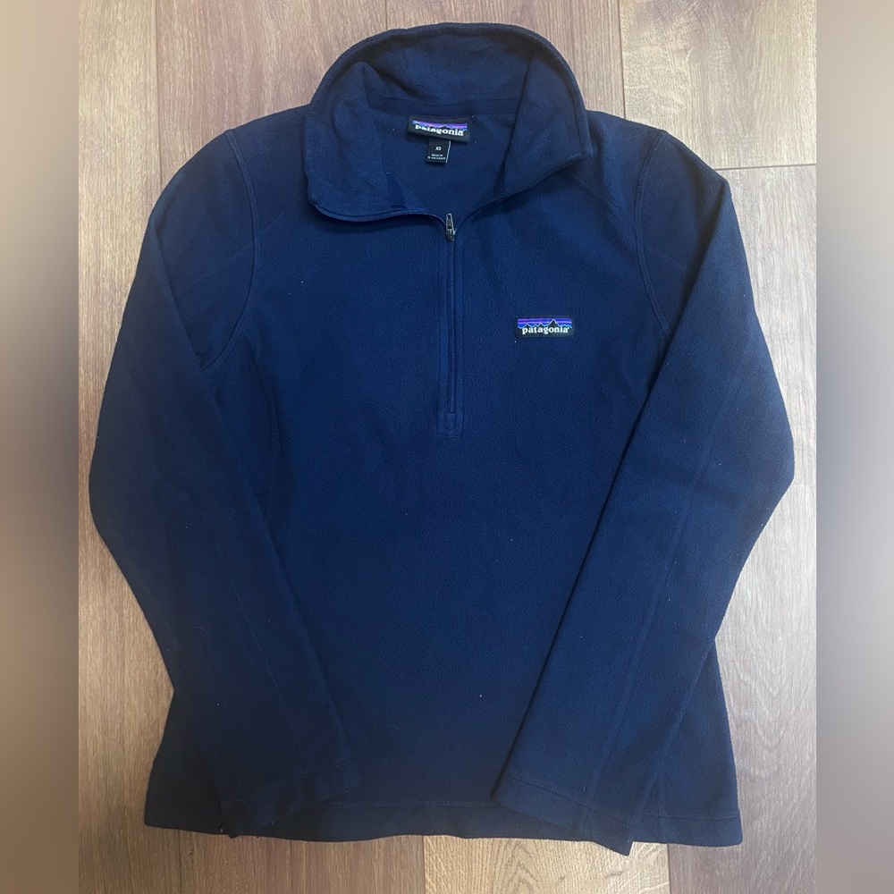 Patagonia Micro D 1/4 Zip Women’s Fleece Navy Blue - Xs